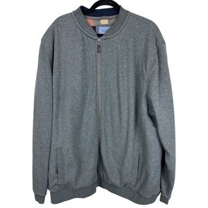 LL Bean Jacket XXL-Tall Sweat Jacket Flannel Lined